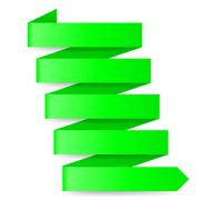 Green paper arrow N3