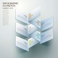 abstract origami infographics N5