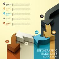 abstract flow chart infographics N29
