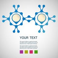 two vector blue man