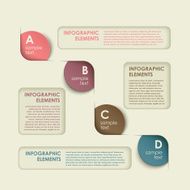 abstract circle tag infographics N3