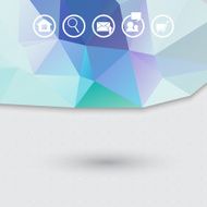 triangle and web button N2