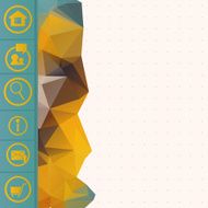 triangle and web button N3
