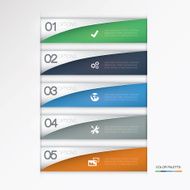 Vector infographic options