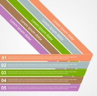Abstract infographic Design elements Vector illustration