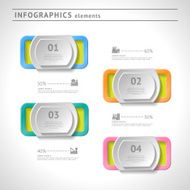 Business infographics elements Modern design template Abstract web layout N11