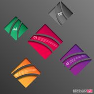 Infographics vector design template N303