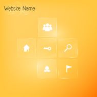 Website template design