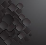 Abstract black paper background Vector illustration