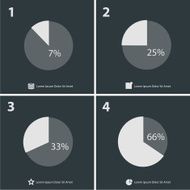 Flat infographics template