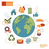 Business flat icons N18