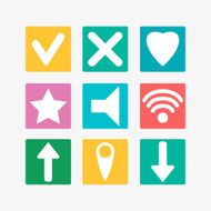 Flat icons N38