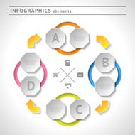 Business infographics elements Modern design template Web or graphic layout N3