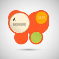 orange vector design