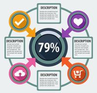 Modern infographics options N5