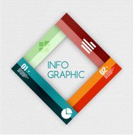 Colorful ribbon infographic - option banners N5