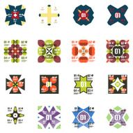 Set of geometric info templates N4