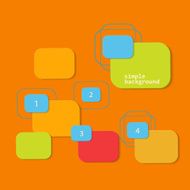 Vector colored squares N4