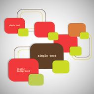 Vector colored squares N5