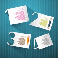 Vector Progress Steps for Tutorial Infographics