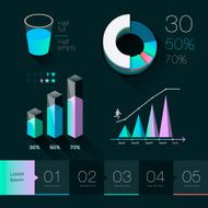 Set elements of info graphics