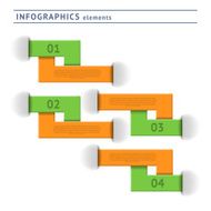 Infographics elements Design template Graphic or website colorful layout N3