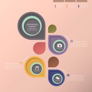 abstract tag infographics N3