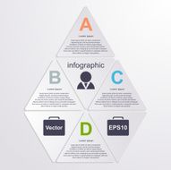 Business infographics origami style Modern design element
