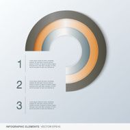 colorful infographic circle elements