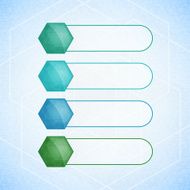 Modern infographics options banner N592