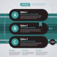 Retro Vector infographics abstract banner template design N3