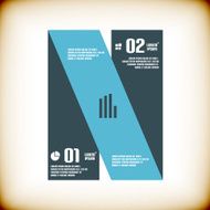 Modern ribbon business banner template N2