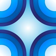 Abstract blue paper circles background N2