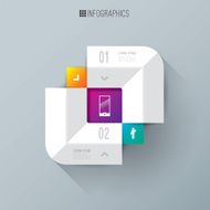 Infographics vector design template N304