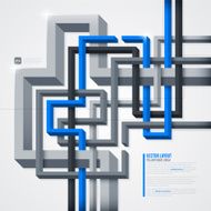 Vector infographics abstract background template design N18