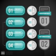 Vector infographics abstract banner template design N35