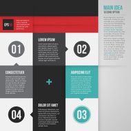 Vector infographics abstract banner template design N46