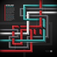 Vector infographics abstract banner template design N49