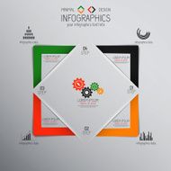 Minimal infographics design N28