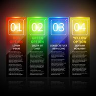 Abstract infographics banner design N14