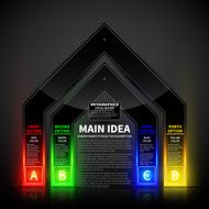 Abstract infographics banner design N15