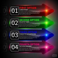 Abstract infographics banner design N17