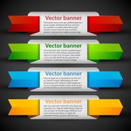 Abstract infographics banner design N18