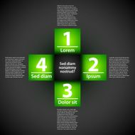 Abstract infographics banner design N23