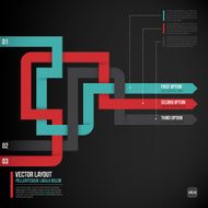 Abstract infographics banner design N26