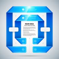 Blue and glossy background N44