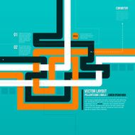 Abstract infographics banner design N37