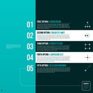 Abstract infographics banner design N40