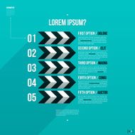 Abstract infographics banner design N41