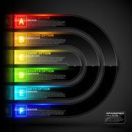 Abstract infographics banner design N42